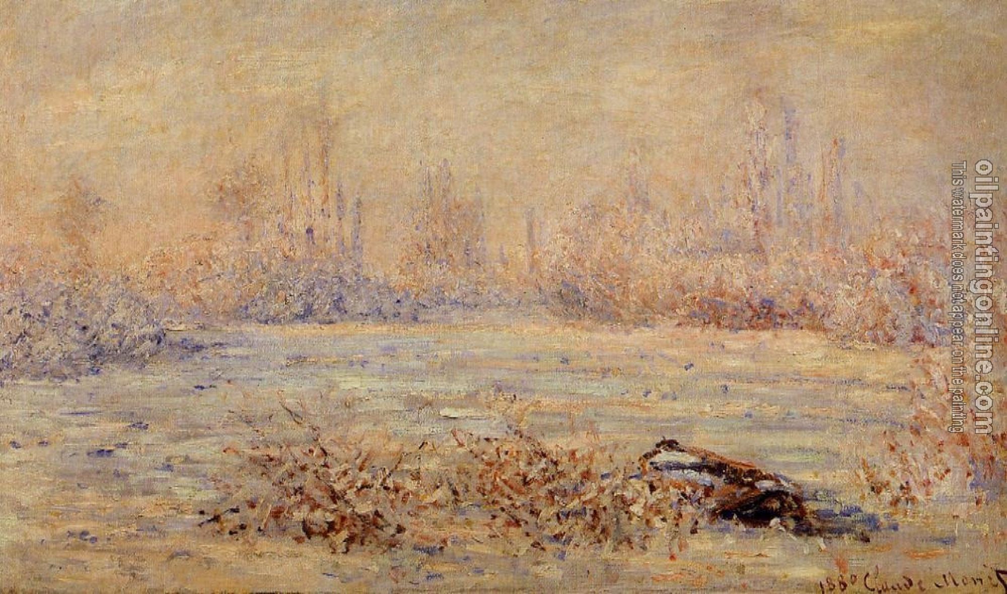 Monet, Claude Oscar - Frost